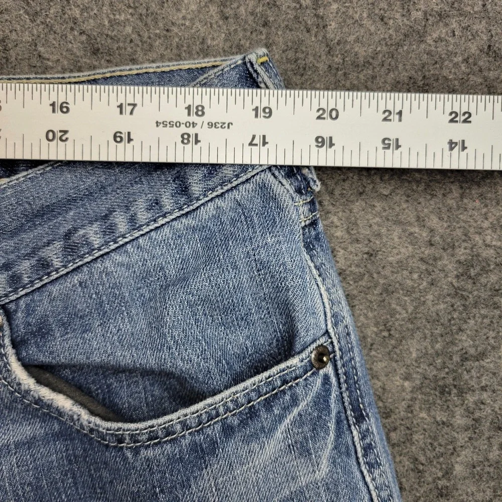 Calvin Klein Jeans Mens 38X32 Denim Streetwear Grunge Americana Straight Leg
